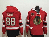 Chicago Blackhawks #88 Patrick Kane Red All Stitched Hooded Sweatshirt,baseball caps,new era cap wholesale,wholesale hats